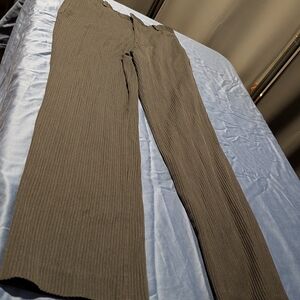 Men's Black Pinstripe Pants Vintage Mervyns profile Textured 30x30